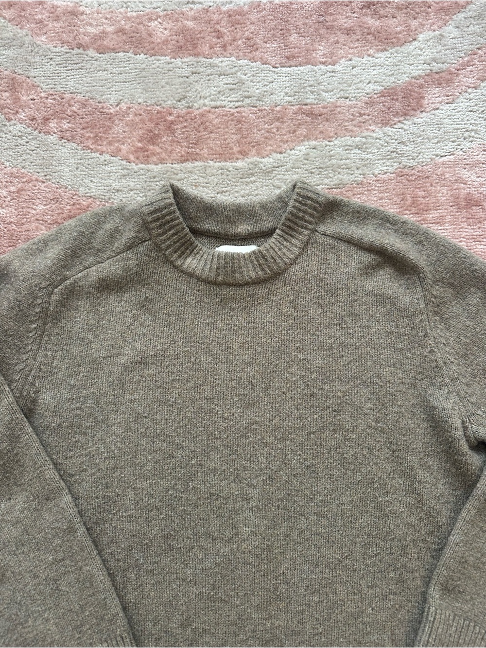The A&F Madeline Crew Sweater in Brown Size Medium - Picture 3 of 6